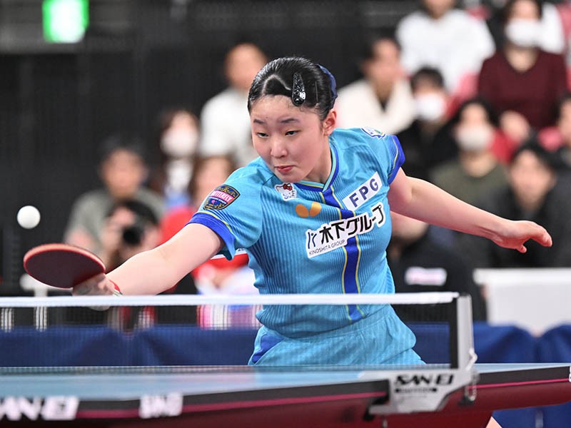 女子シングルス準決勝 早田ひな、張本美和が勝利｜国内大会・試合