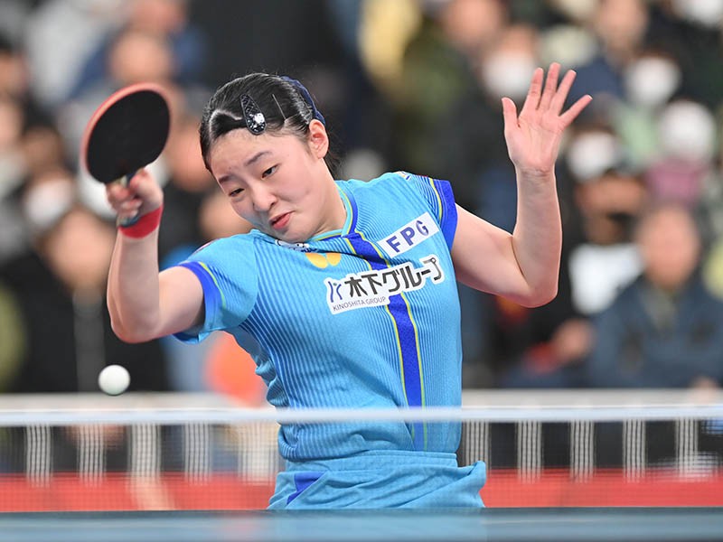女子シングルス決勝 張本美和が悲願の初優勝！の画像
